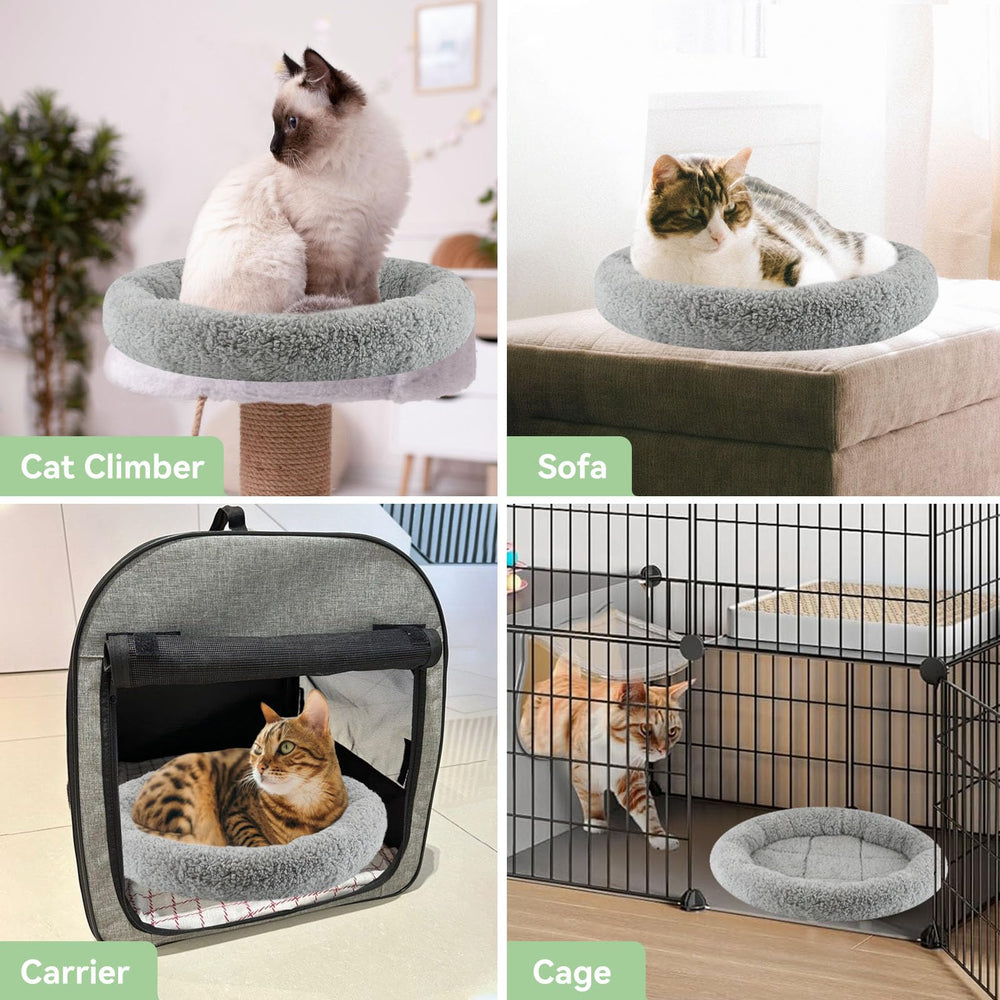 LESYPET bed with 15.75-inch inner diameter provides comfortable inner space for small pets.