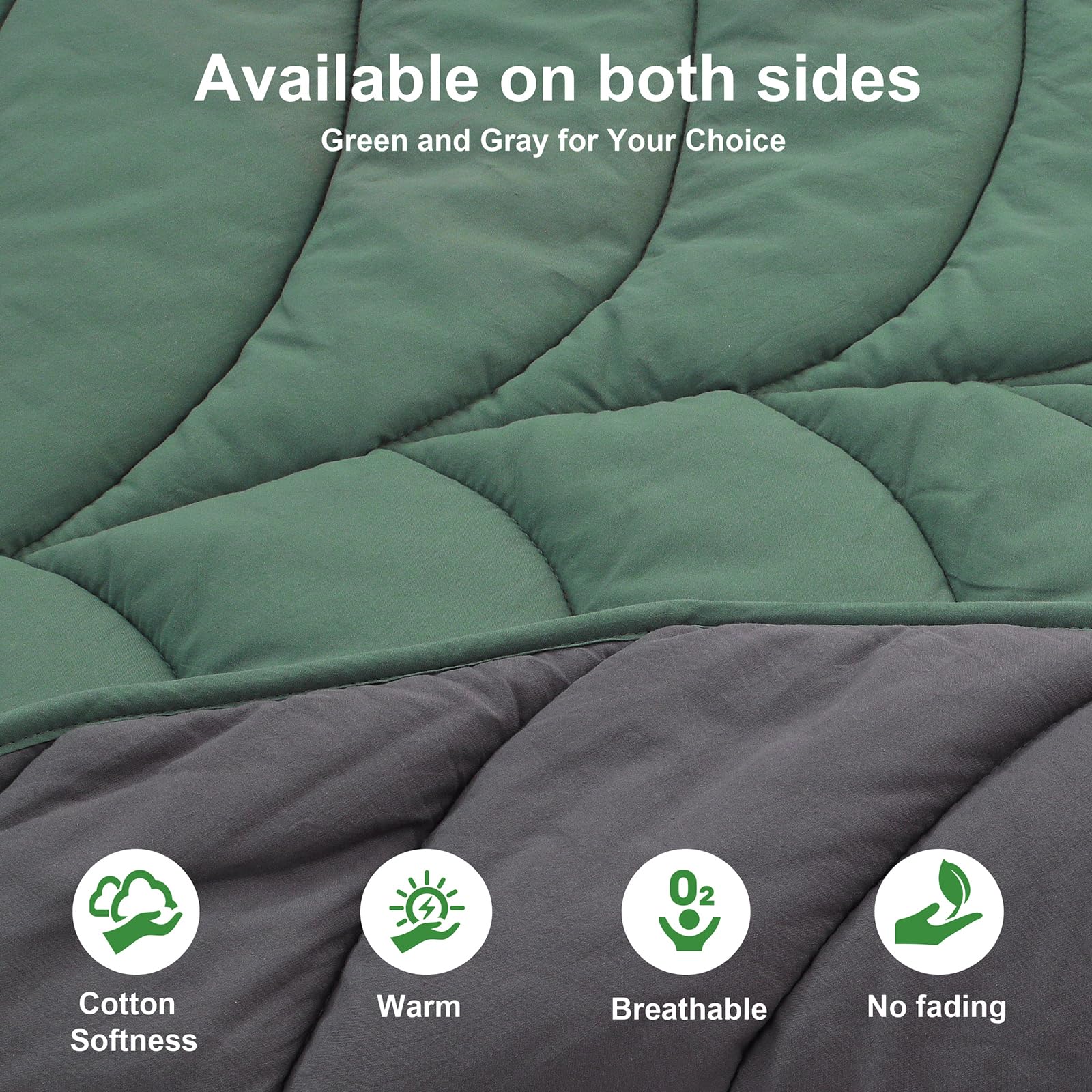Letalong leaf blanket is travel-friendly, compact when folded for trips.