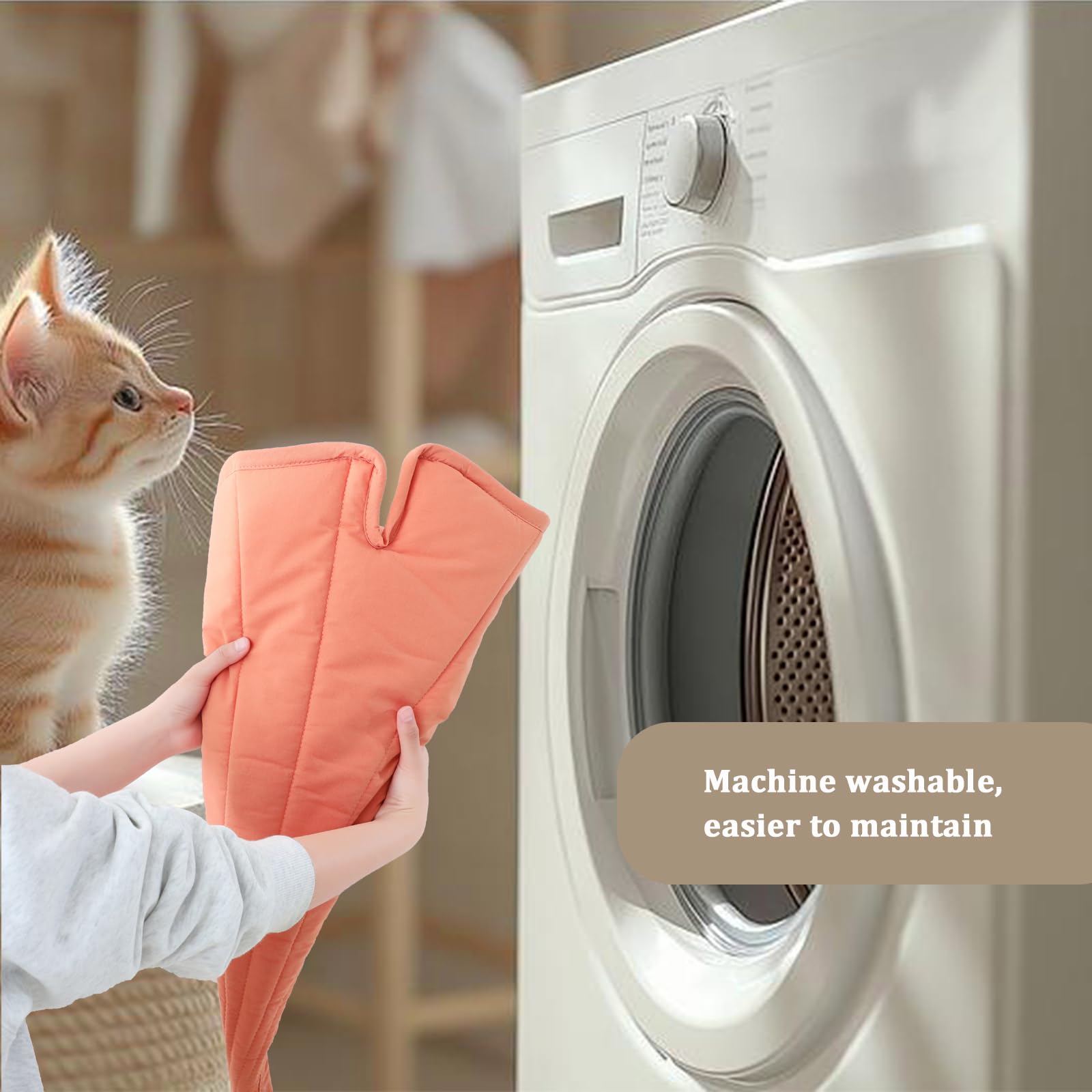 Letalong leaf-shaped cat bed design supports comfy naps and play.