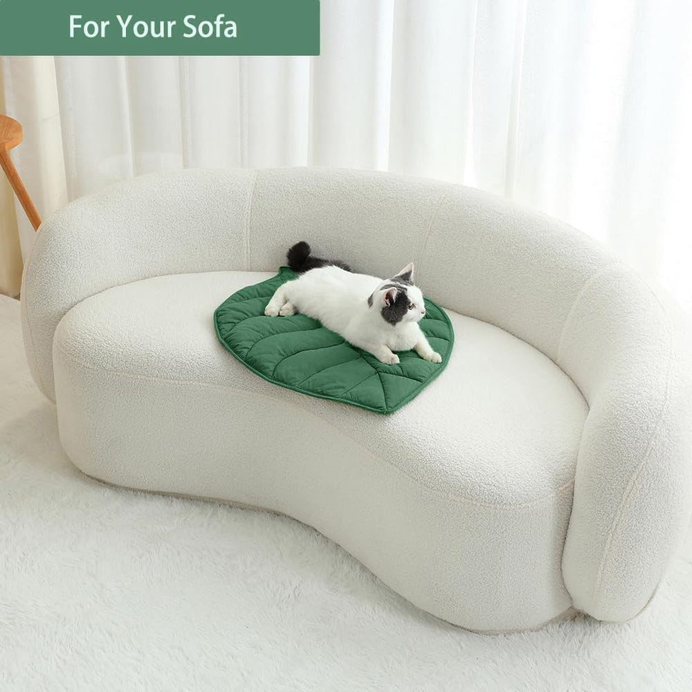 Letalong machine-washable cat mat cleans easily after play.