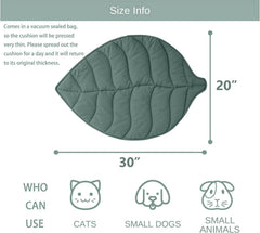 Letalong warming cat mat close-up shows soft cotton surface.