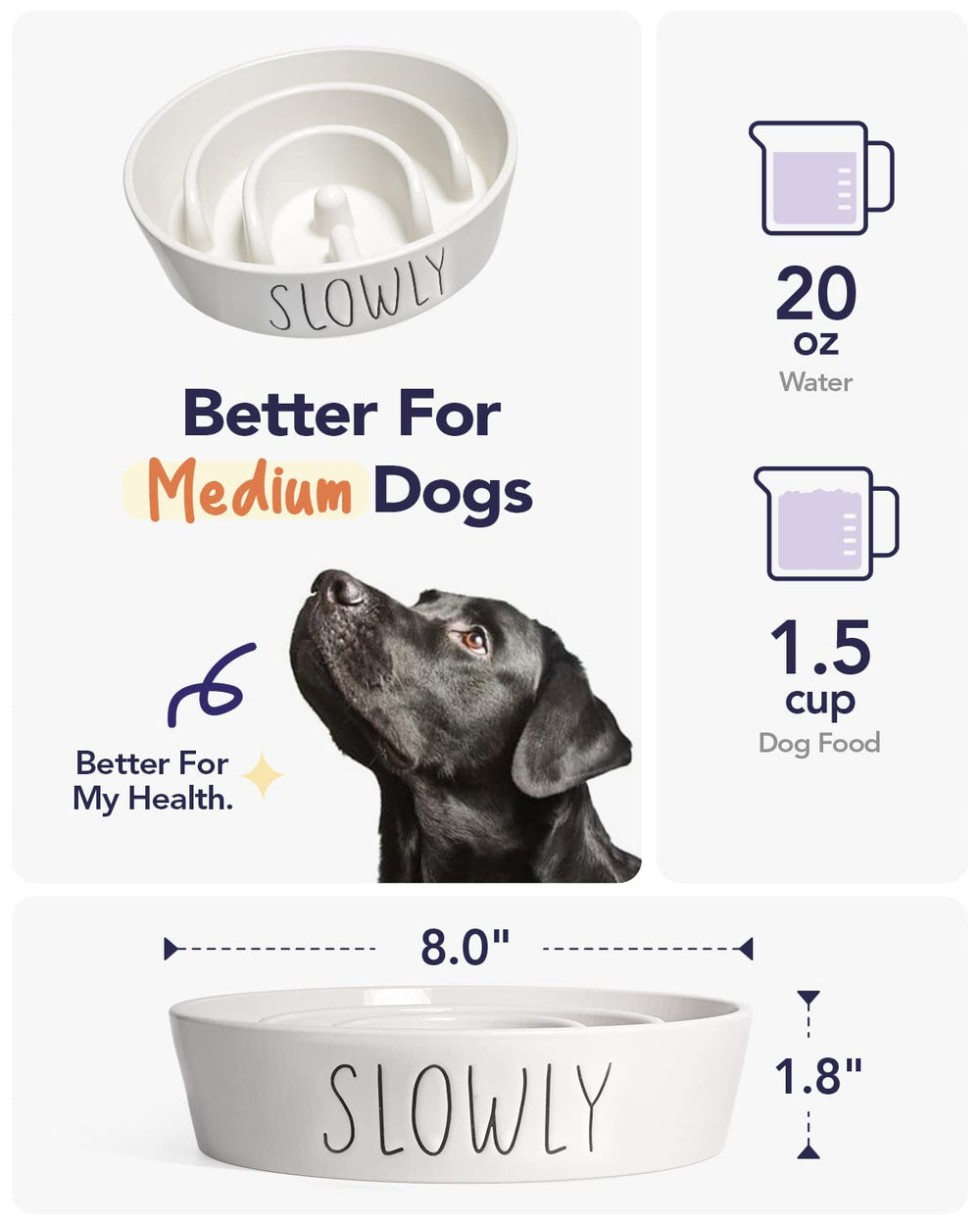 LE TAUCI PET ceramic surface that is easy to clean after meals