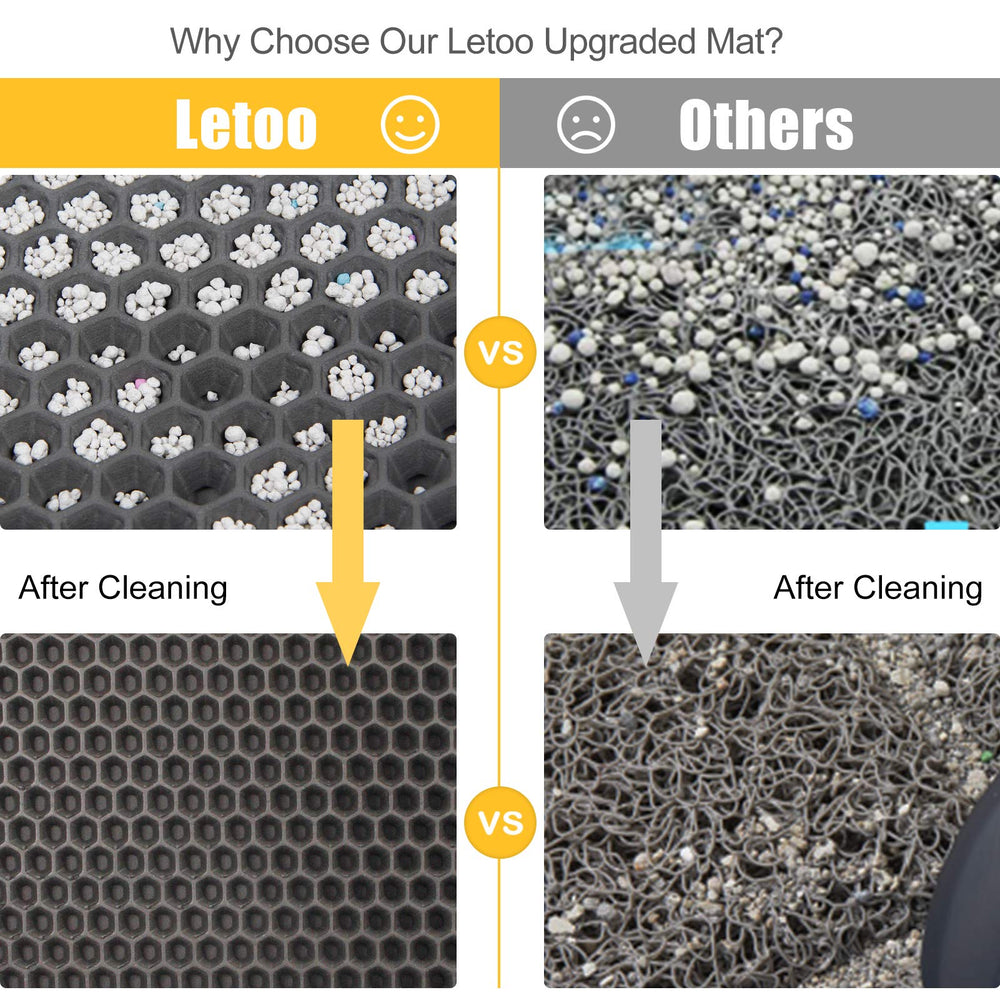 LeToo EVA mat 30x24 gray uses BPA and phthalate-free EVA material.