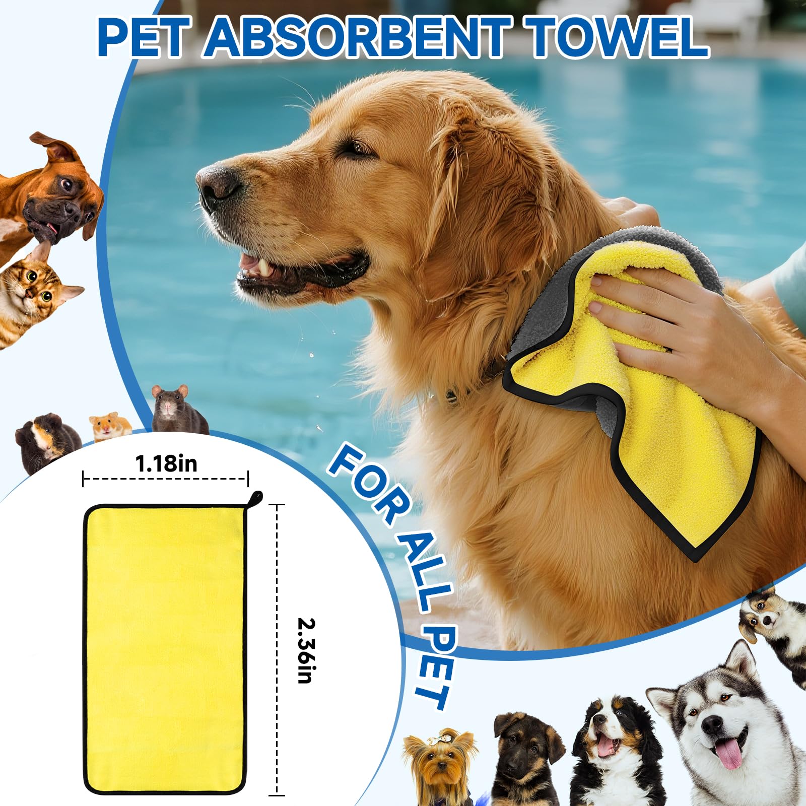 LetsFeed ear brush designed for safe cleaning around a pet's ears.