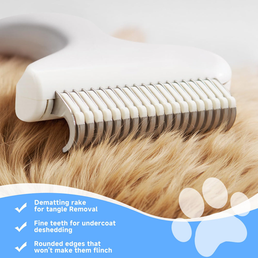 LetsFeed Pet Steam Brush compact lightweight design for easy daily grooming.