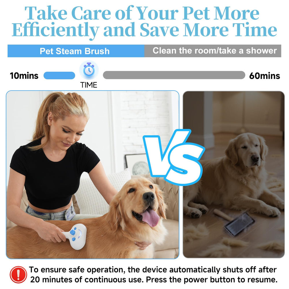 LetsFeed ultrasonic cool mist grooming for a safe pet experience