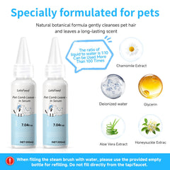 LetsFeed waterless shampoo concentrate bottle for quick dilution and between-bath care.
