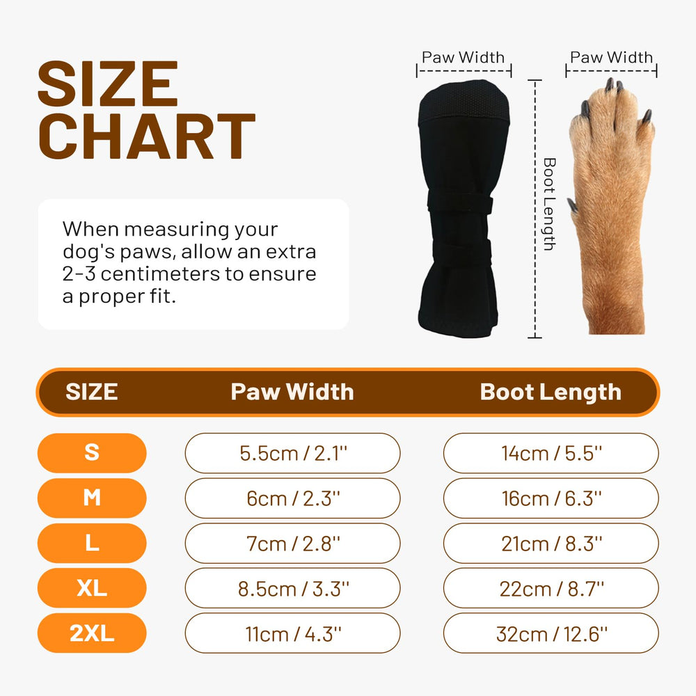 LETSQK dog recovery boot with non-slip outsole on indoor floor