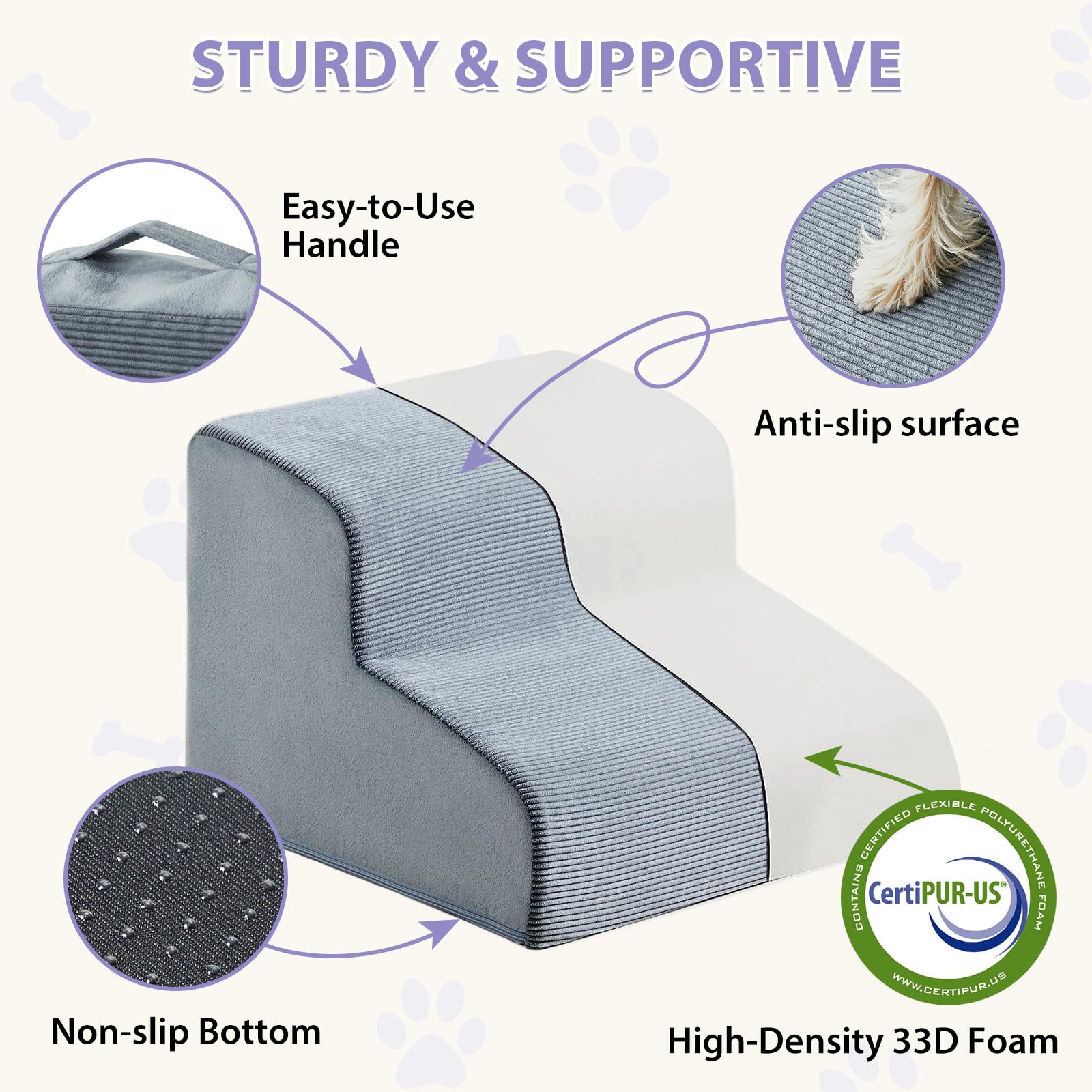 LEXTRO vacuum-packaged design ships compact and expands in 24 hours.