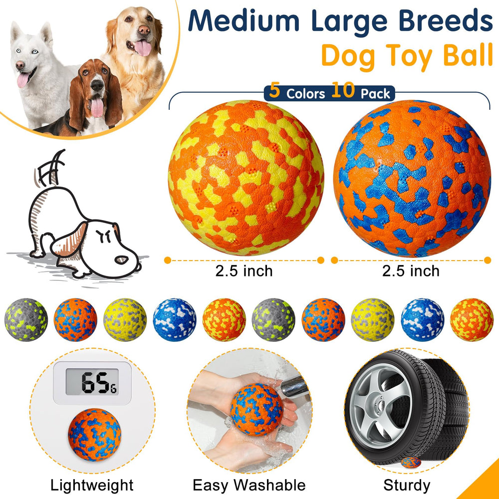 Leyndo 2.5-inch floating dog ball, great for pool play and fetch.