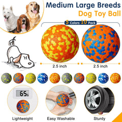 Leyndo 2.5-inch floating dog ball, great for pool play and fetch.