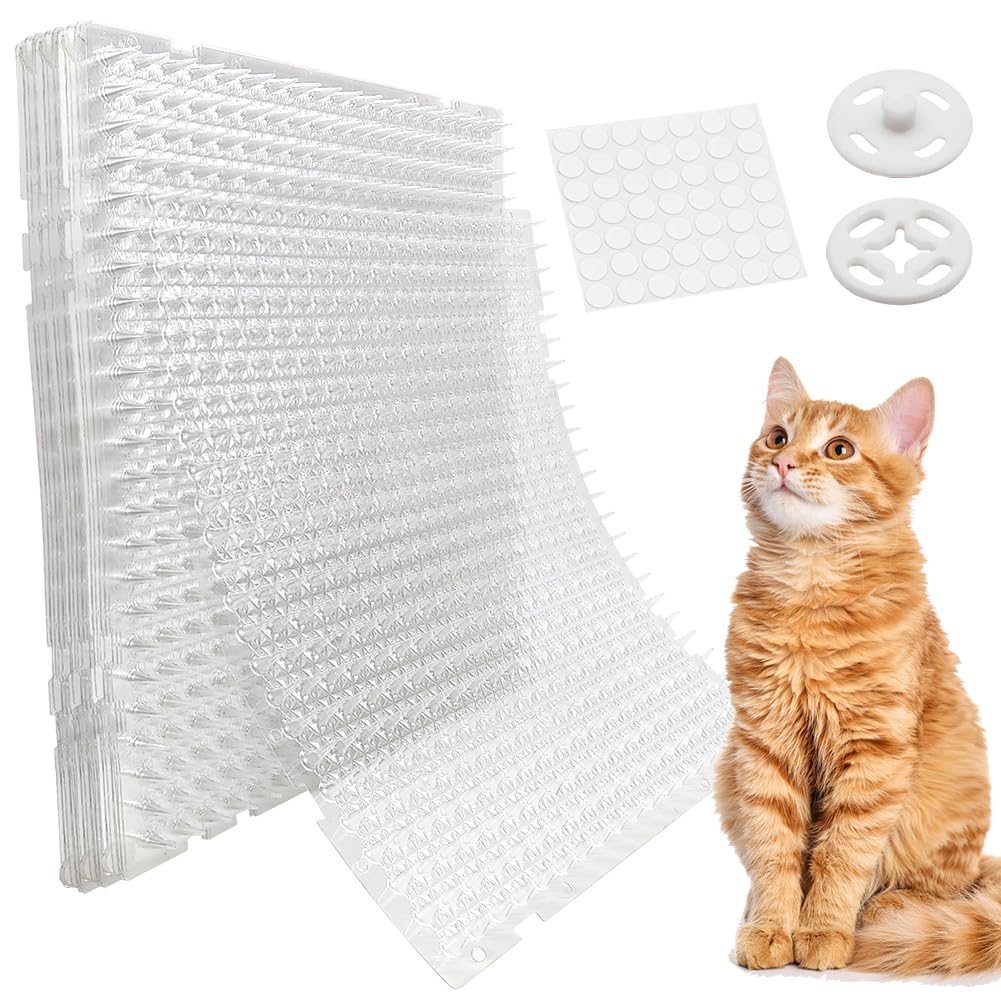 Ley's scat mat spikes deter cats from furniture with a humane design.