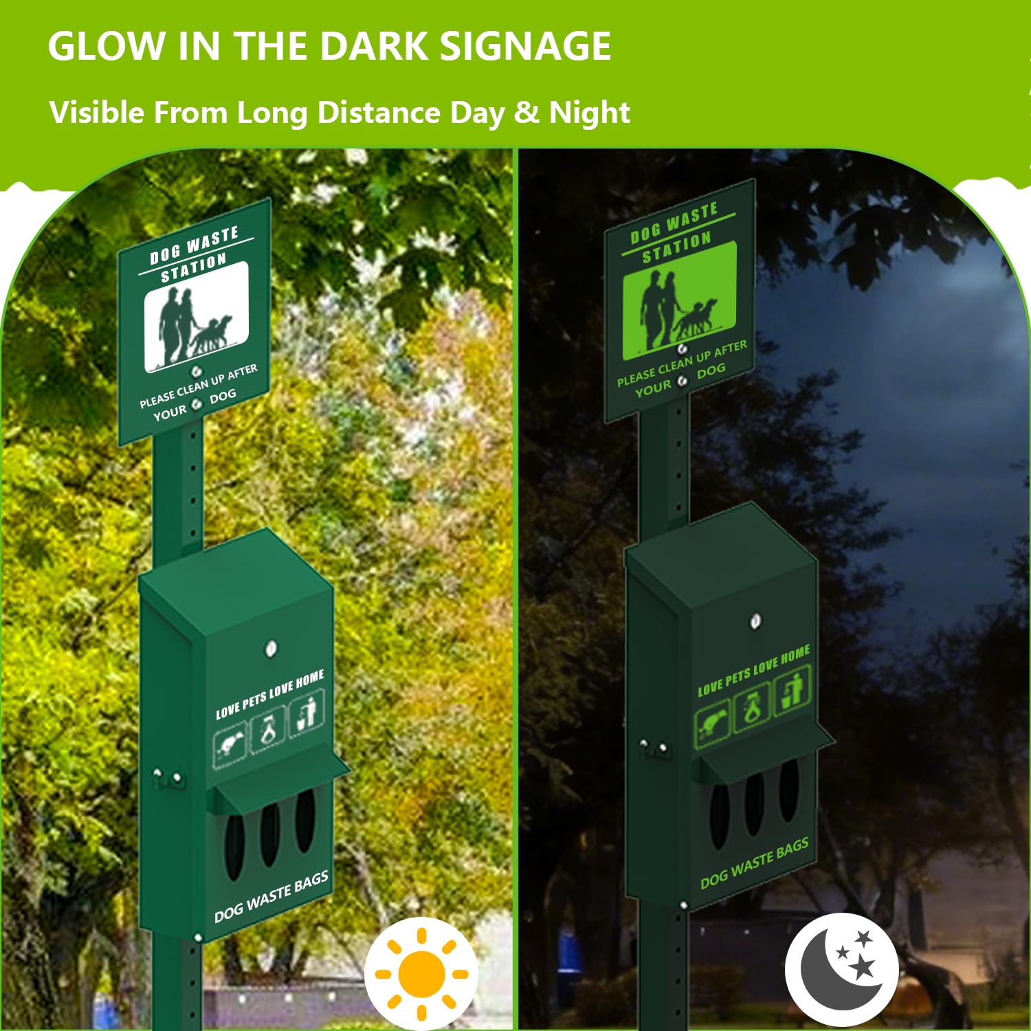 Lezbanz Dog Waste Station included keys for secure access