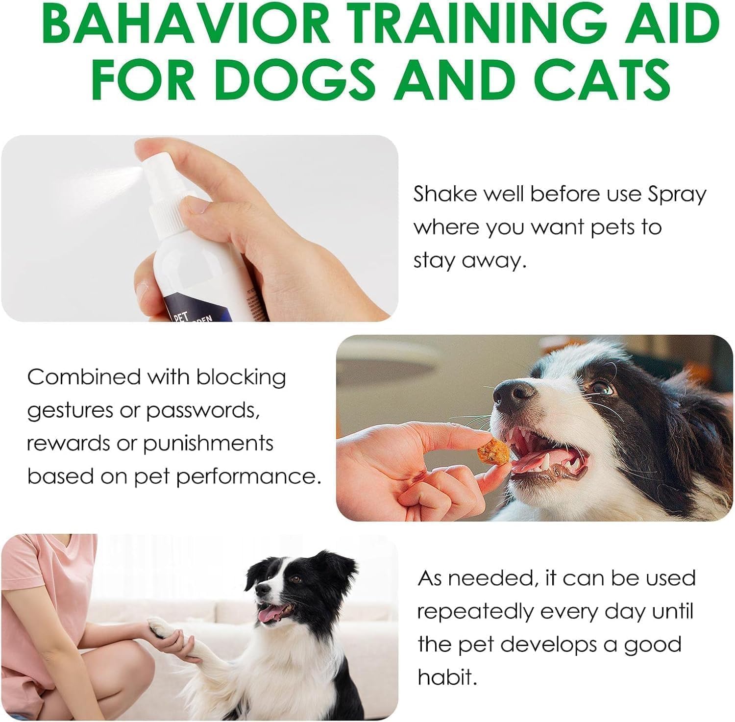 LFJUNW Bitter Apple Spray is safe for pets and humans when used as directed.