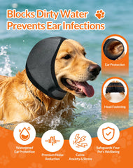 LHP adjustable no-flap wrap fits large breeds securely.