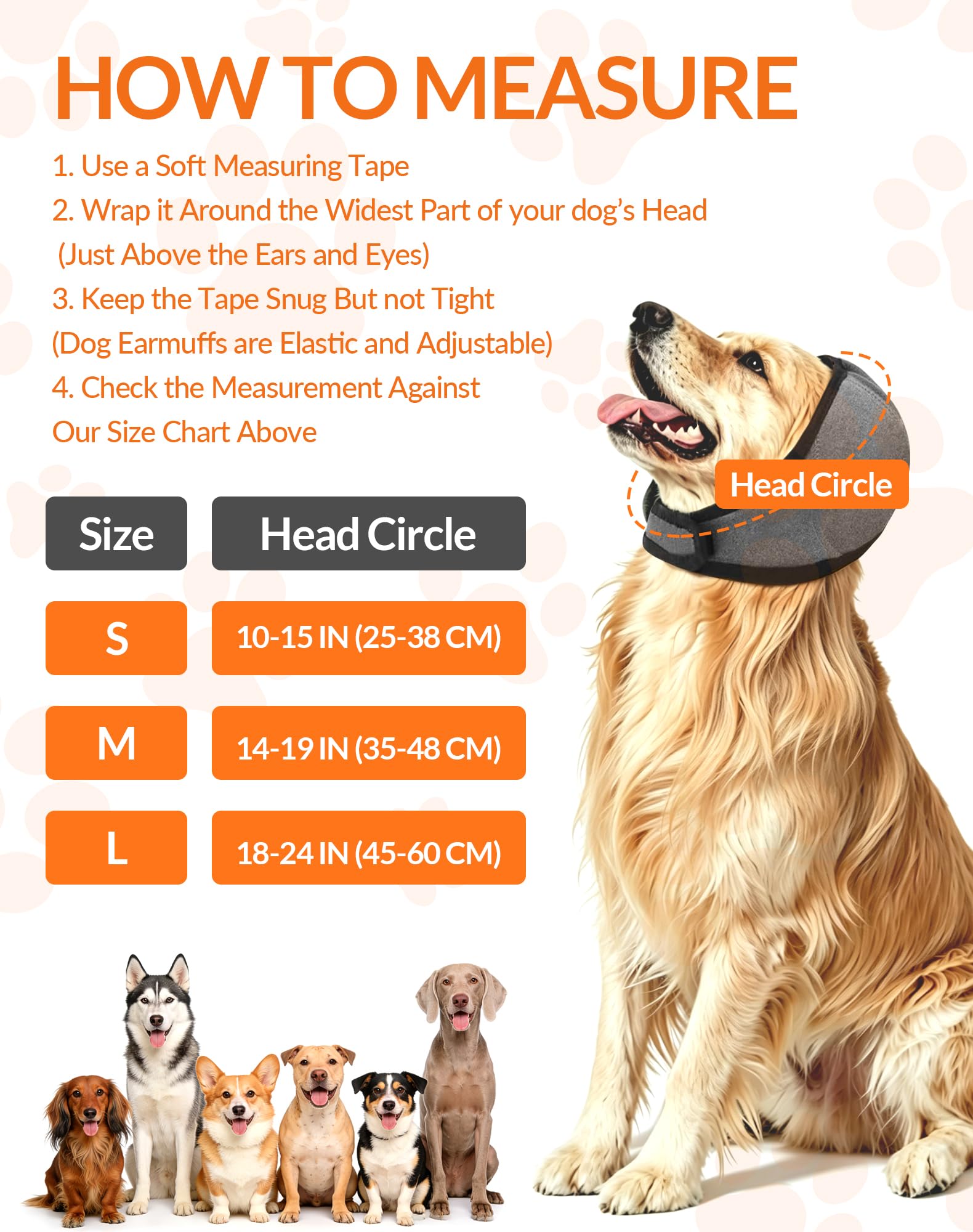 LHP splash-proof design protects ears during baths.