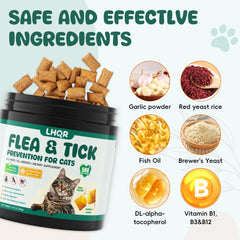 LHQR deep-sea fish oil and vitamin blend for skin and coat health.