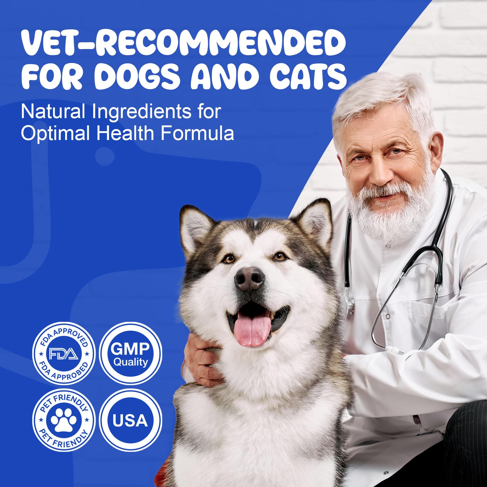 LHQR dental powder 60-day supply packaging for ongoing canine dental care