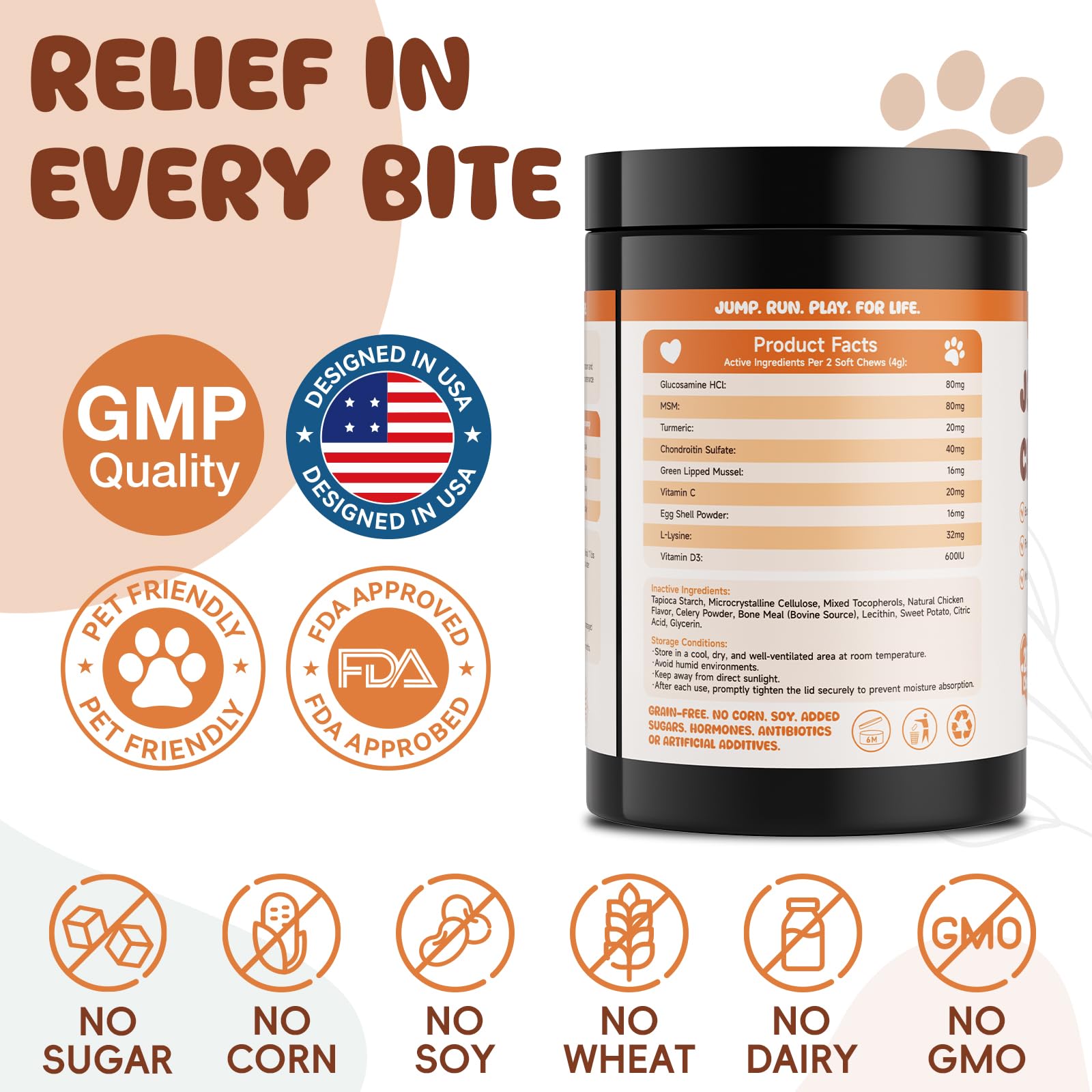 LHQR veterinarian-approved seal signals trusted quality.