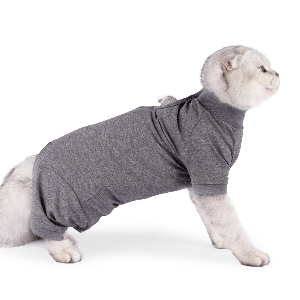 LIANZIMAU cat recovery suit breathable fabric keeps pet comfortable.