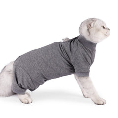 LIANZIMAU cat recovery suit breathable fabric keeps pet comfortable.