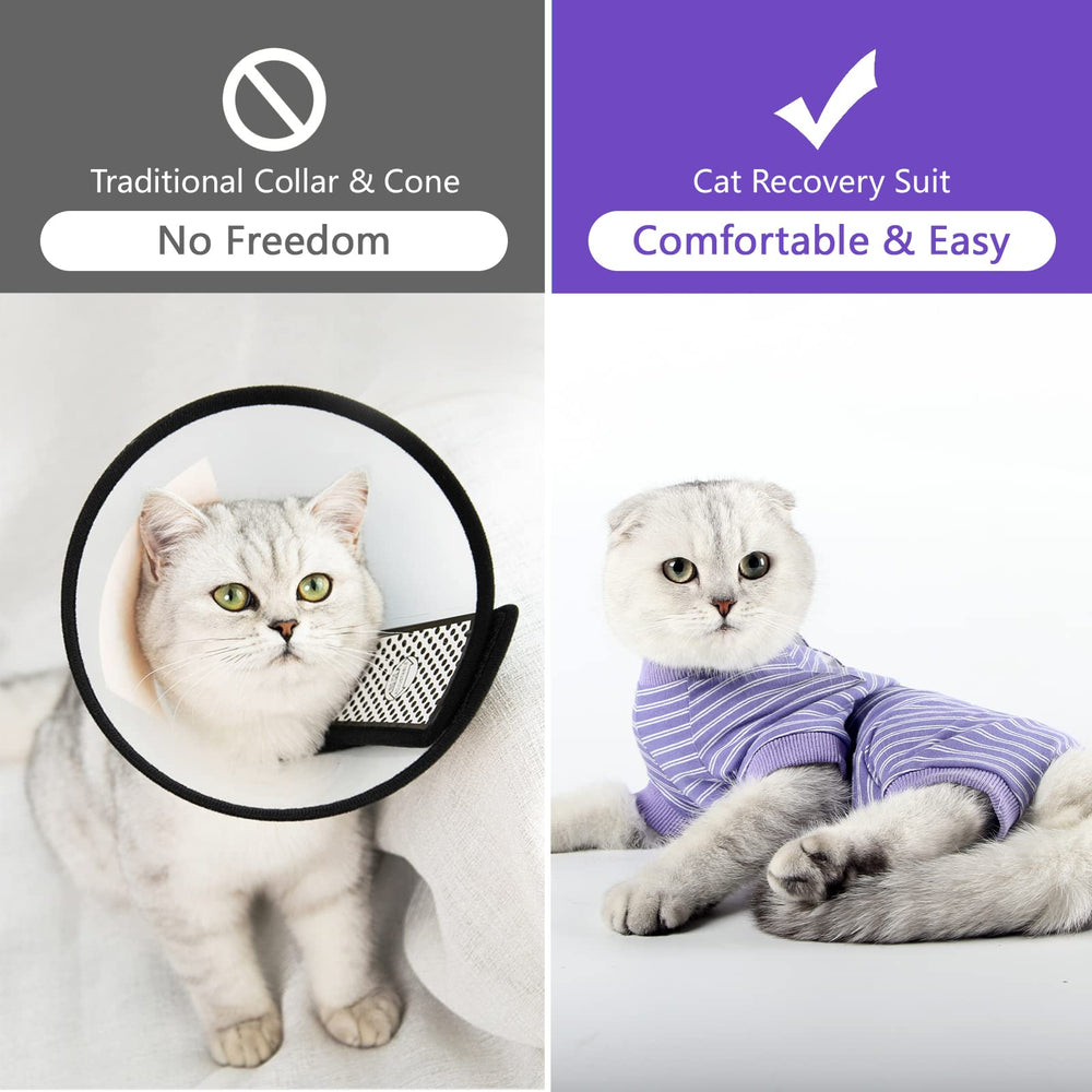 LIANZIMAU cat recovery suit size chart helps secure the right fit for your cat.