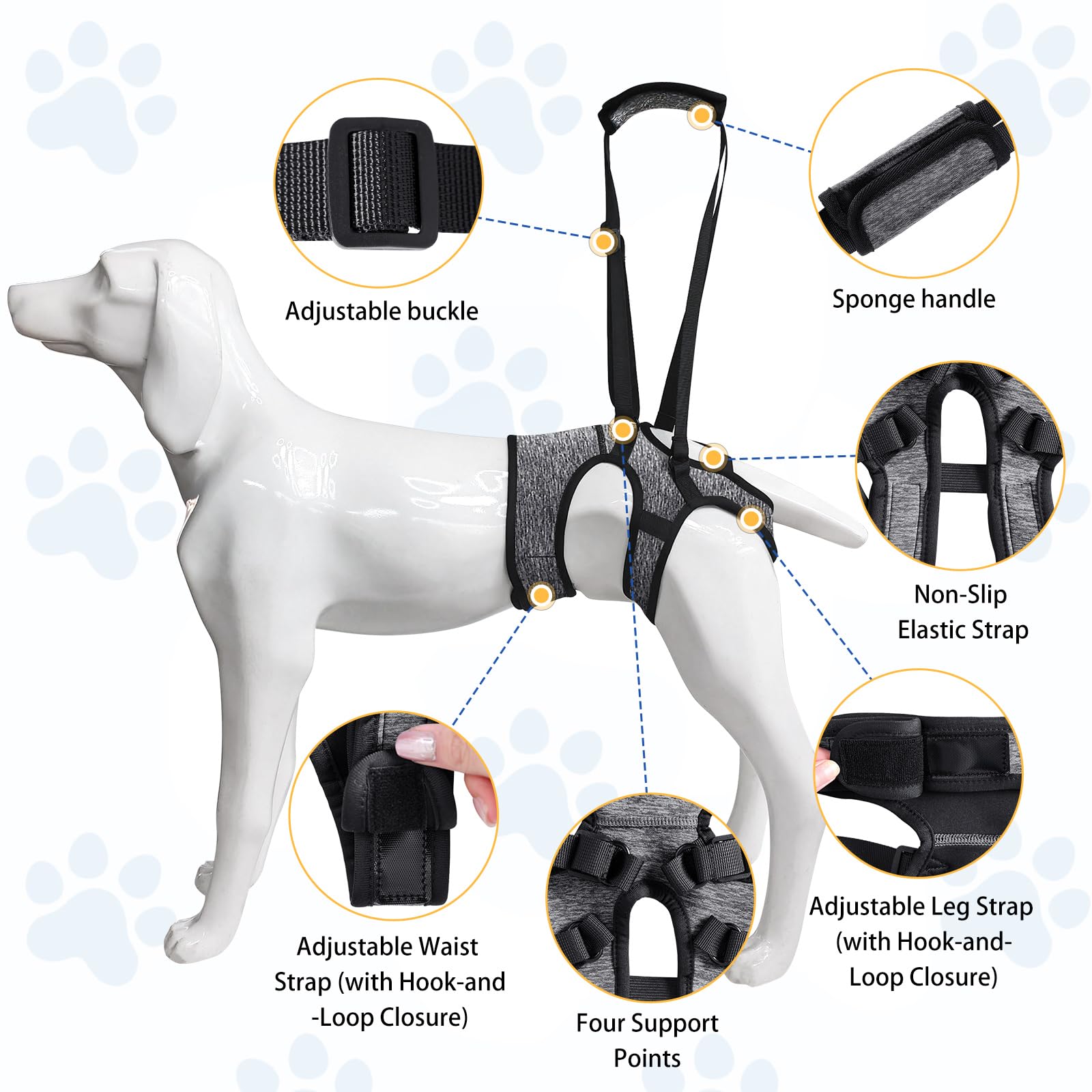 LIANZIMAU dog sling size guidance helps you pick the right fit
