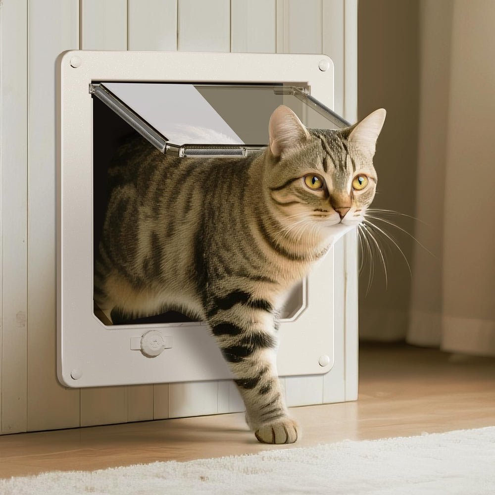 LIBBEPET thin cat door frame for narrow openings improving pet access