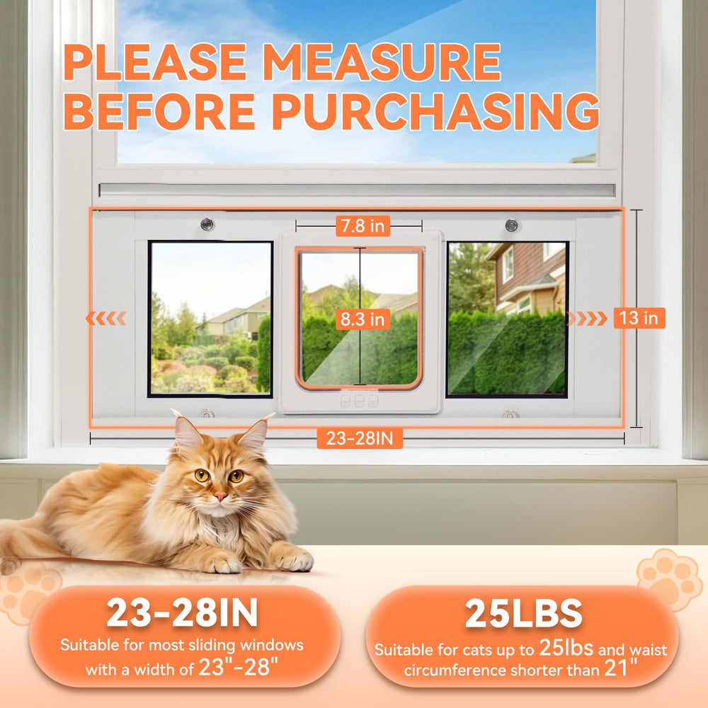 LIBBEPET two-way locking mechanism enables flexible entry control for pets