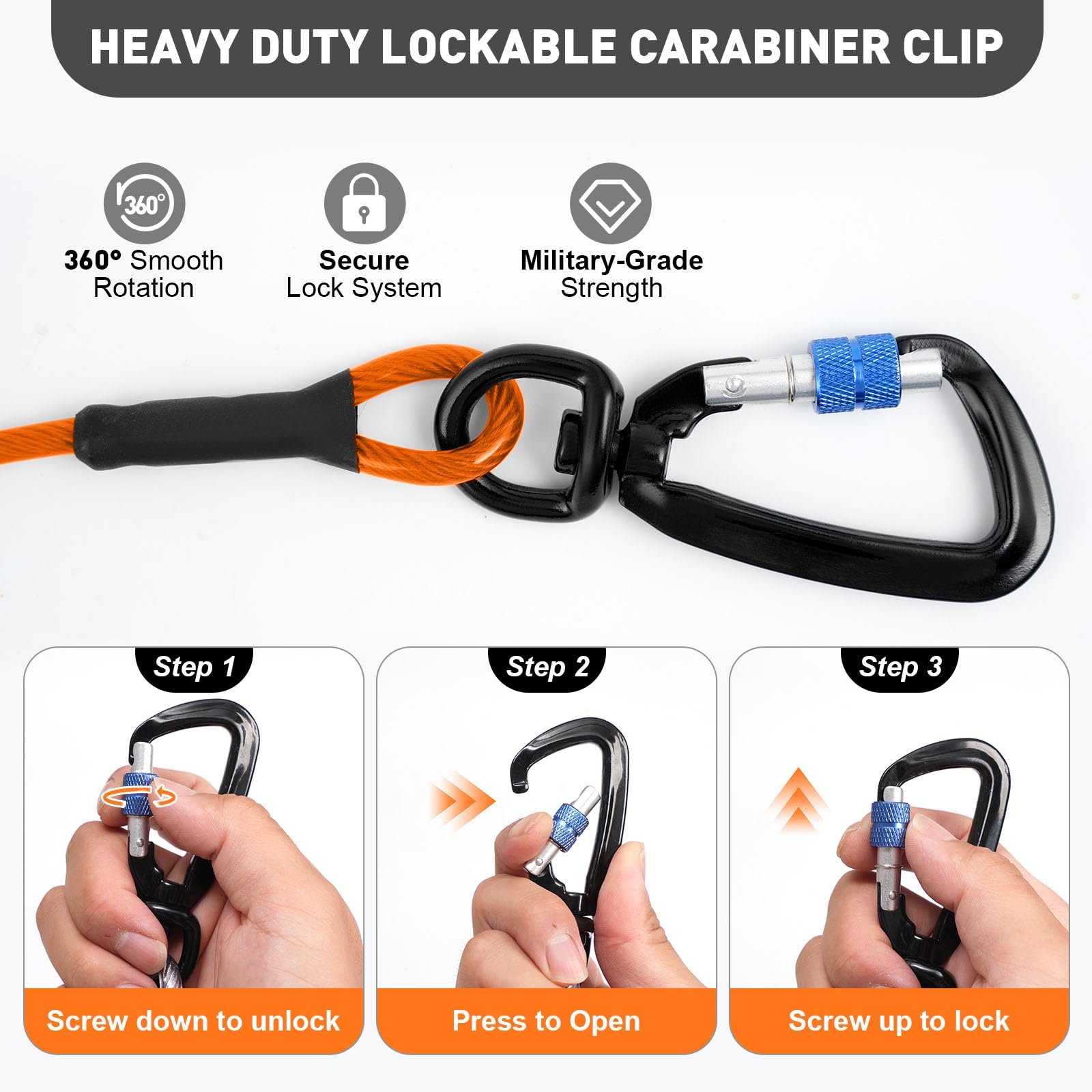 Libbipaw 360° swivels prevent tangling during play