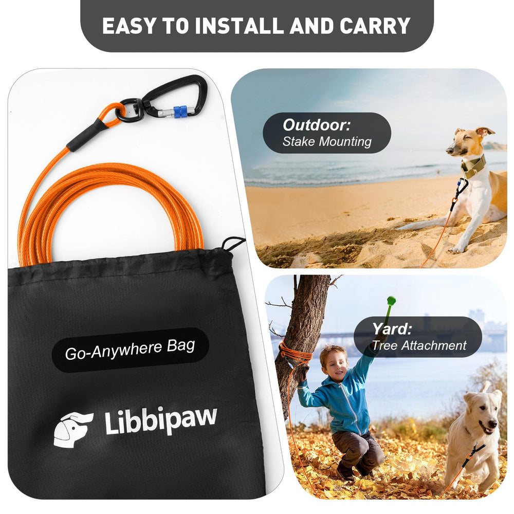 Libbipaw galvanized core resists rust in all weather