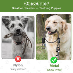 Libbipaw stainless steel wire cable delivers durable chew resistance
