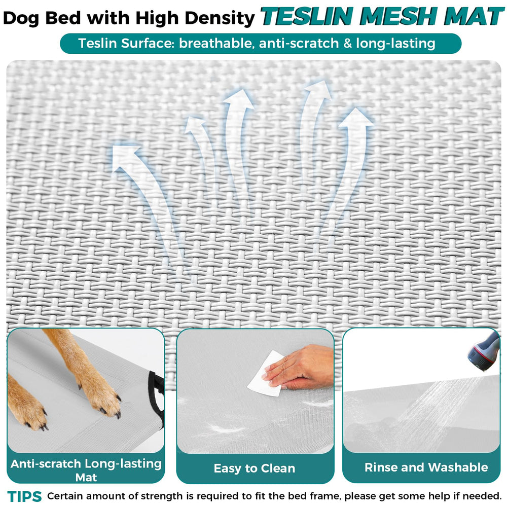 Libbipaw Teslin mat dries quickly and resists scratches