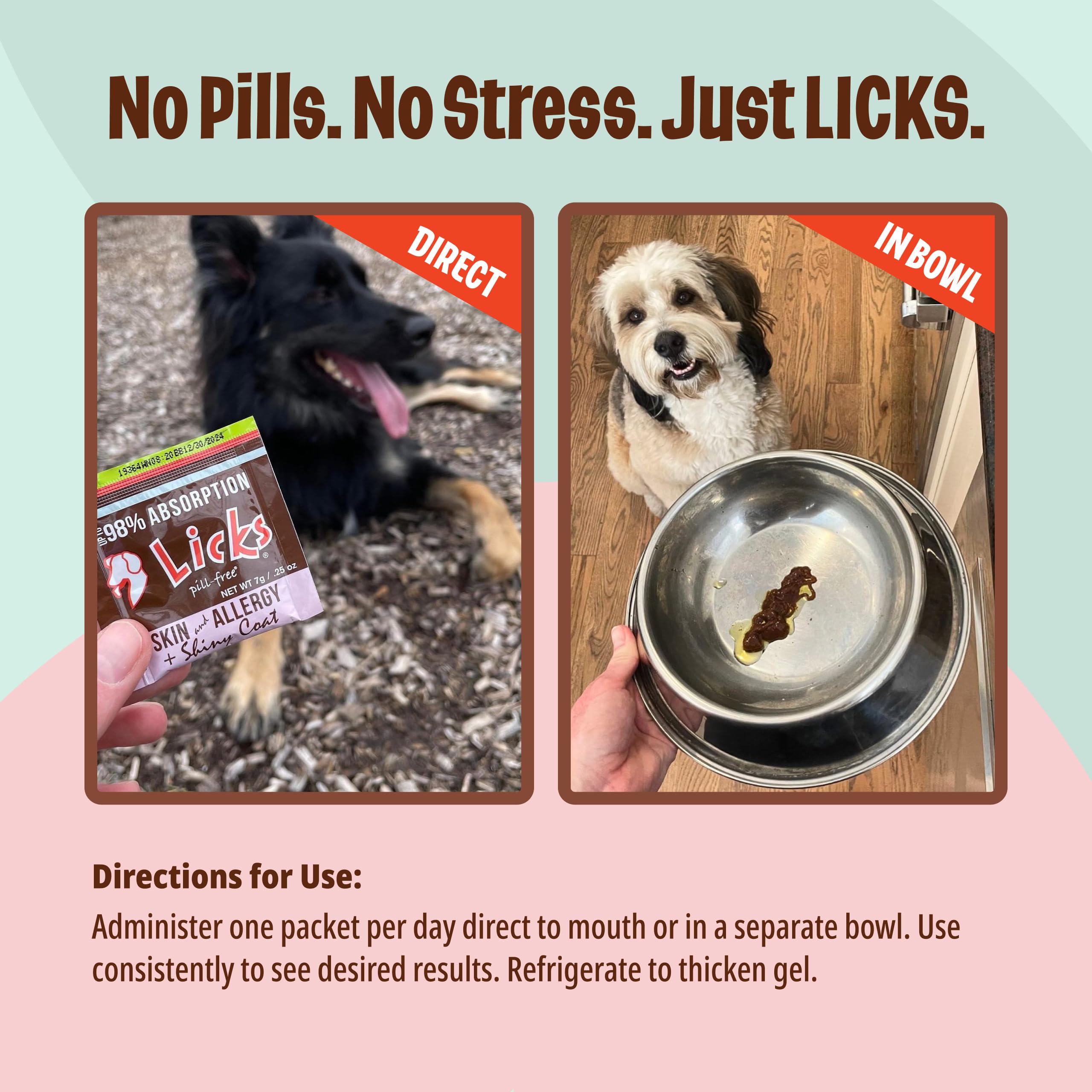 Licks Pill-free formula for stress-free dosing