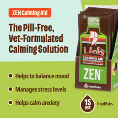 Cat and dog sharing Licks Zen Calming Aid in a multi-pet home