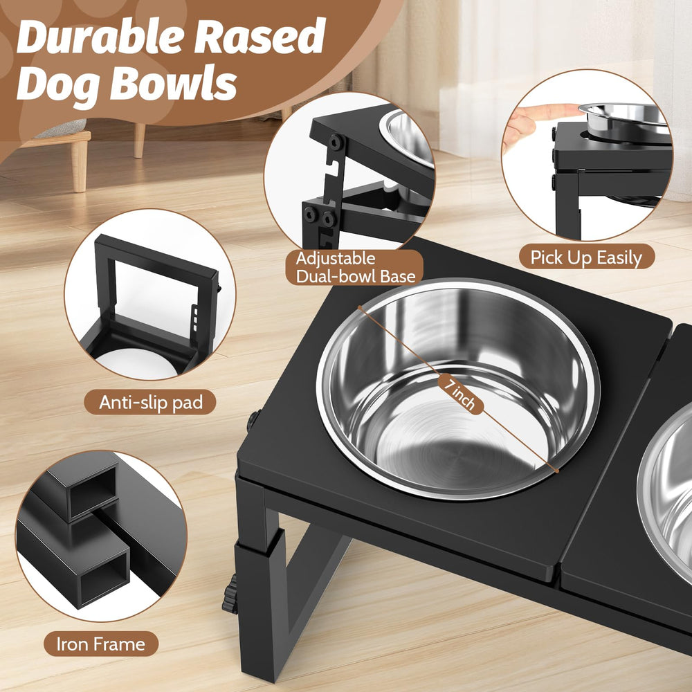 Removable 33oz stainless steel bowls from LIDTOP for easy cleaning.
