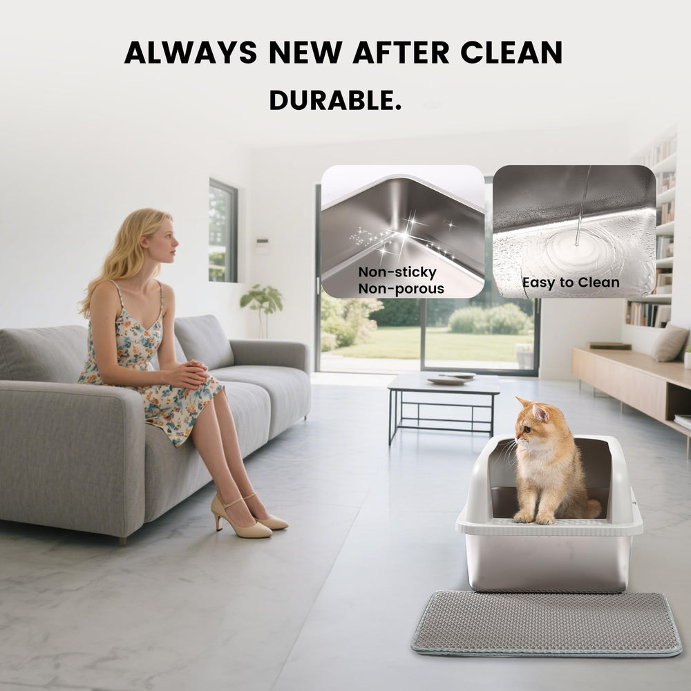 Lietom stainless steel surface resists odors for a fresh feel after cleaning.