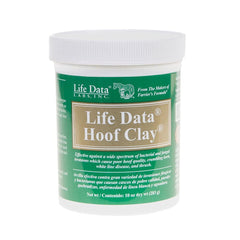 Life Data Labs Hoof Clay 10oz jar offers long-lasting protection for hooves.