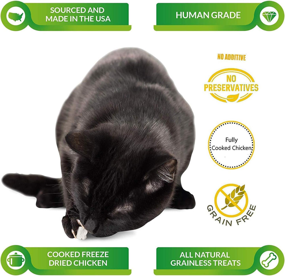 Life Essentials by Cat-Man-Doo USA-made treats versatile toppers for kibble or rewards.