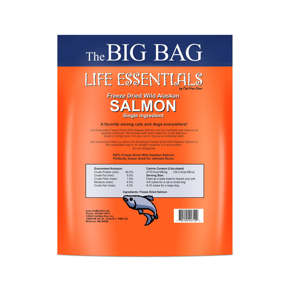 Life Essentials by Cat-Man-Doo salmon bites—training reward close-up.