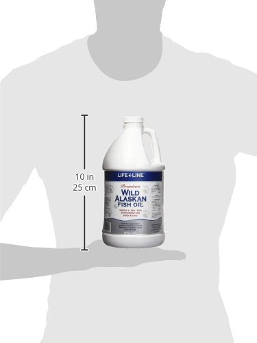 Close-up of Life Line Wild Alaskan Fish Oil dropper for precise dosing