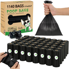 Lifegogo dog poop bags on rolls for durable pickup