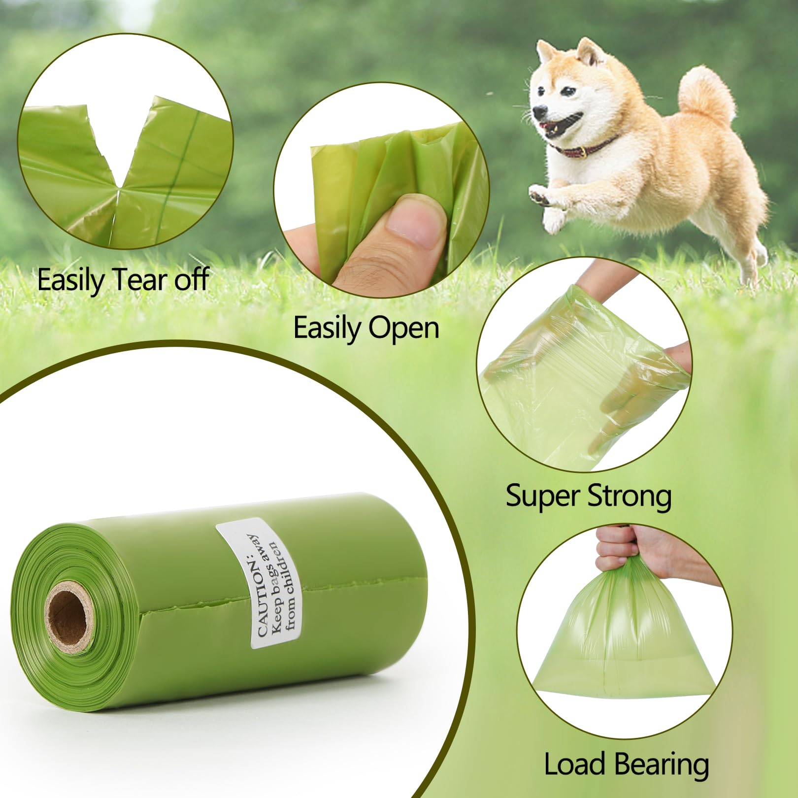 Lifegogo easy tear-off design for quick dispensing on the go.