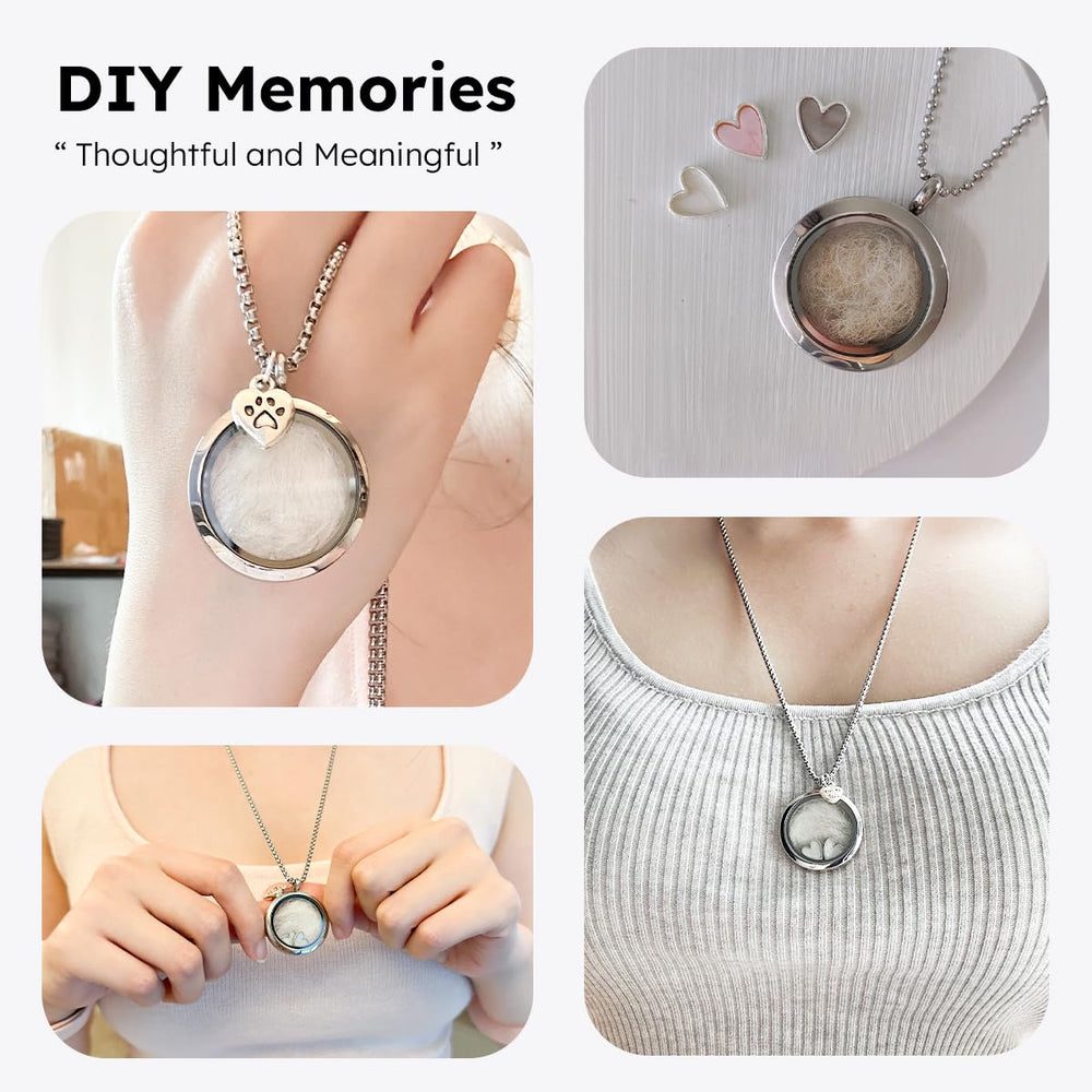 Lifelisa titanium steel chain detail highlights durable everyday remembrance.
