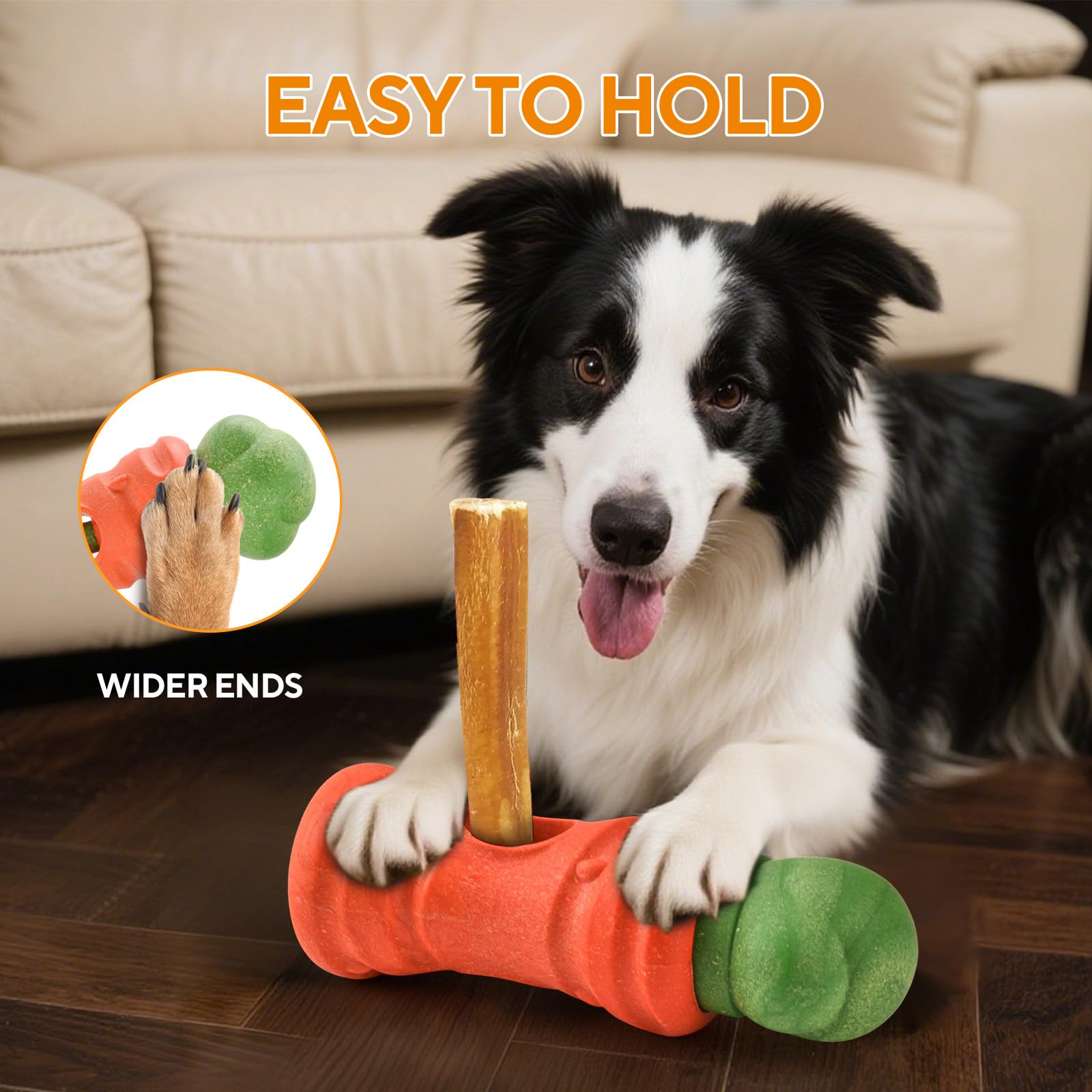 LIFLIX dog chew toy in use for extended playtime