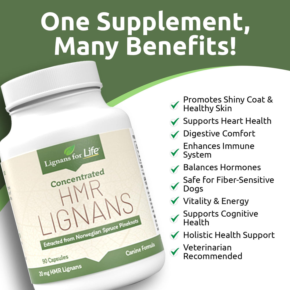 Lignans For Life HMR Lignans packaging displayed on shelf