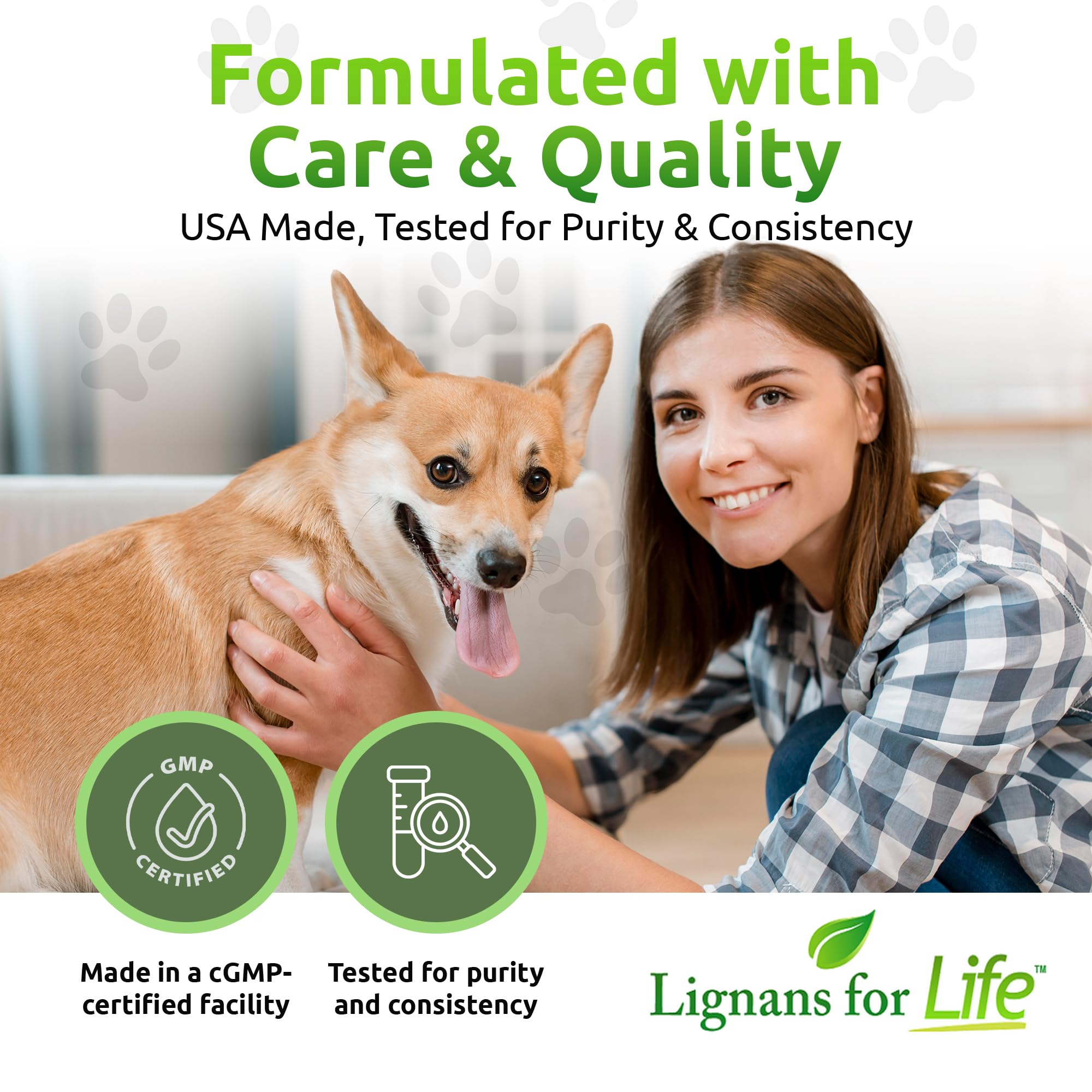 Lignans For Life omega-3 fatty acids content supports balanced nutrition