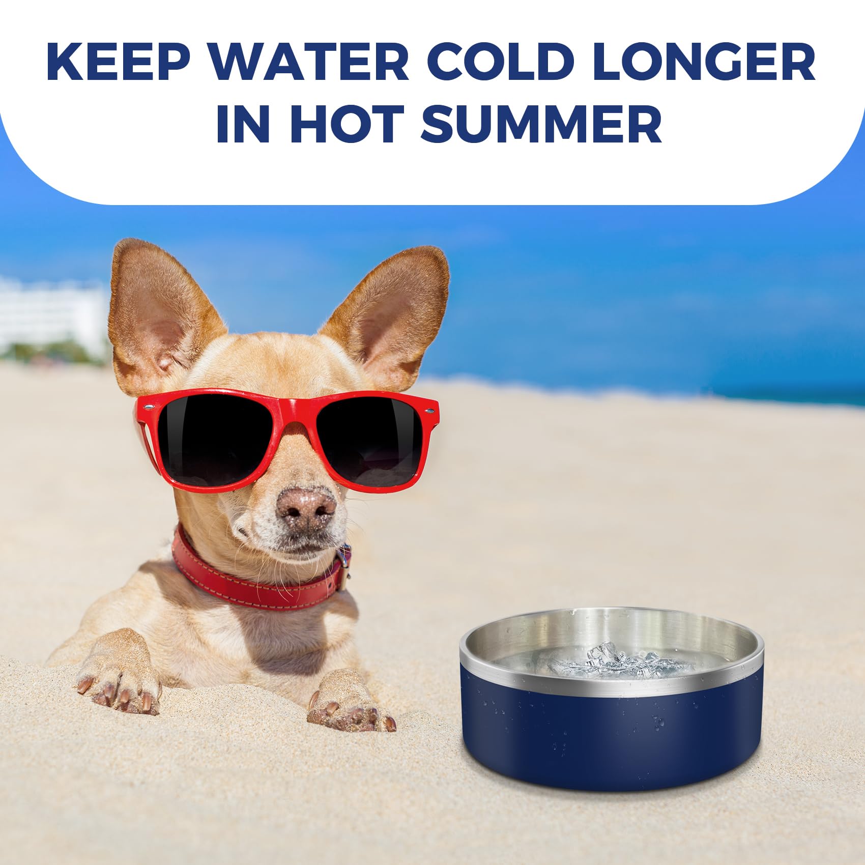 LIHONG keeps water cold longer during meals and playtime.