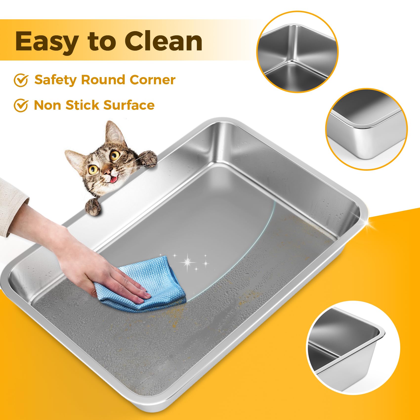 LIHONG rubber-padded bottom provides non-slip stability