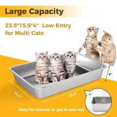 LIHONG litter box front entry detail for easy access and safety